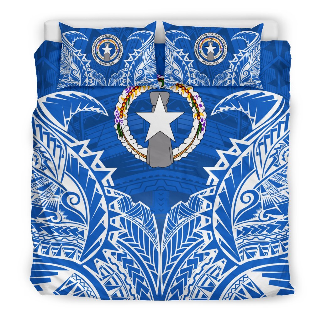 Northern Mariana Islands Duvet Cover Set - Northern Mariana Islands Flag Premium - Polynesian Pride