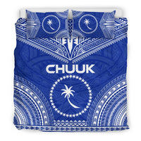 Chuuk Flag Polynesian Chief Duvet Cover Set - Polynesian Pride