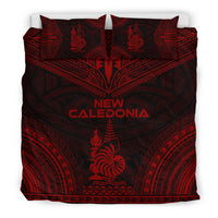 New Caledonia Polynesian Chief Duvet Cover Set - Red Version - Polynesian Pride