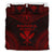 Kanaka Maoli Polynesian Chief Duvet Cover Set - Red Version - Polynesian Pride