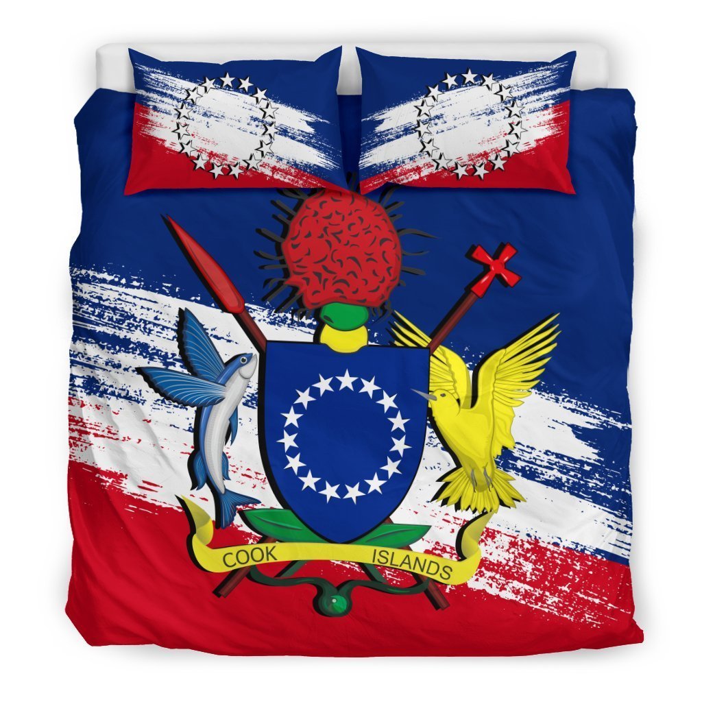 Cook Islands Bedding Set Premium (Duvet Covers) Green - Polynesian Pride