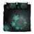 Hawaiian Turtle Plumeria Hibiscus Deep Sea Polynesian Bedding Set - Polynesian Pride