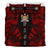 Fiji Duvet Cover Set - Polynesian Tattoo Red - Polynesian Pride