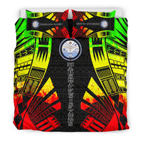 Marshall Islands Duvet Cover Set - Polynesian Tattoo Reggae - Polynesian Pride