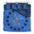 Cook Island Duvet Cover Set - Cook Island Flag & Coat Of Arms Blue Blue - Polynesian Pride