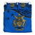 Solomon Island Duvet Cover Set - Flag & Coat Of Arms Blue Blue - Polynesian Pride