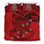 Tuvalu Duvet Cover Set - Coat Of Arms & Flag Red Red - Polynesian Pride