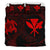 Hawaiian Map Kanaka Maoli Turtle Polynesian Bedding Set Red - Polynesian Pride