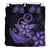 Hawaiian Anchor Plumeria Hamerhead Shark Polynesian Bedding Set - Purple - Polynesian Pride