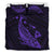 Hawaiian Map Whale Polynesian Bedding Set - Purple - Polynesian Pride