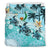 Polynesian Duvet Cover Set - Pohnpei Bedding Set Blue Turtle Hibiscus Blue - Polynesian Pride