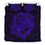 Hawaiian Hammerhead Shark Yin Yang Polynesian Bedding Set - Purple - Polynesian Pride