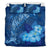 Hawaiian Dolphin Hibiscus Tropic Blue Polynesian Bedding Set - Polynesian Pride