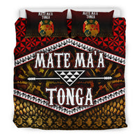 Polynesian Bedding Set - Mate Ma'a Tonga Duvet Cover Set - Polynesian Pride