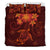 Hawaiian Turtles Hibiscus Plumeria Polynesian Bedding Set - Red - Polynesian Pride