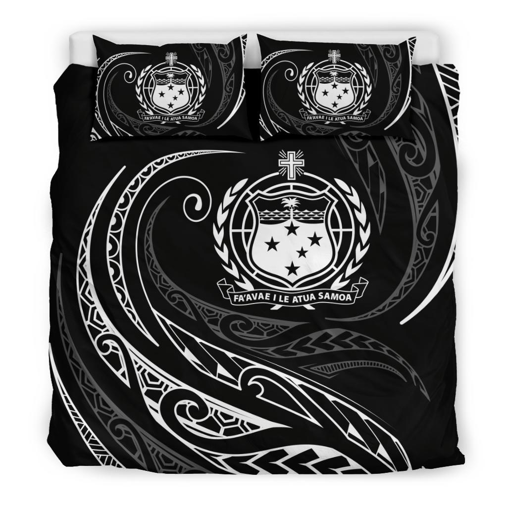 Samoa Bedding Set - White - Frida Style - Polynesian Pride