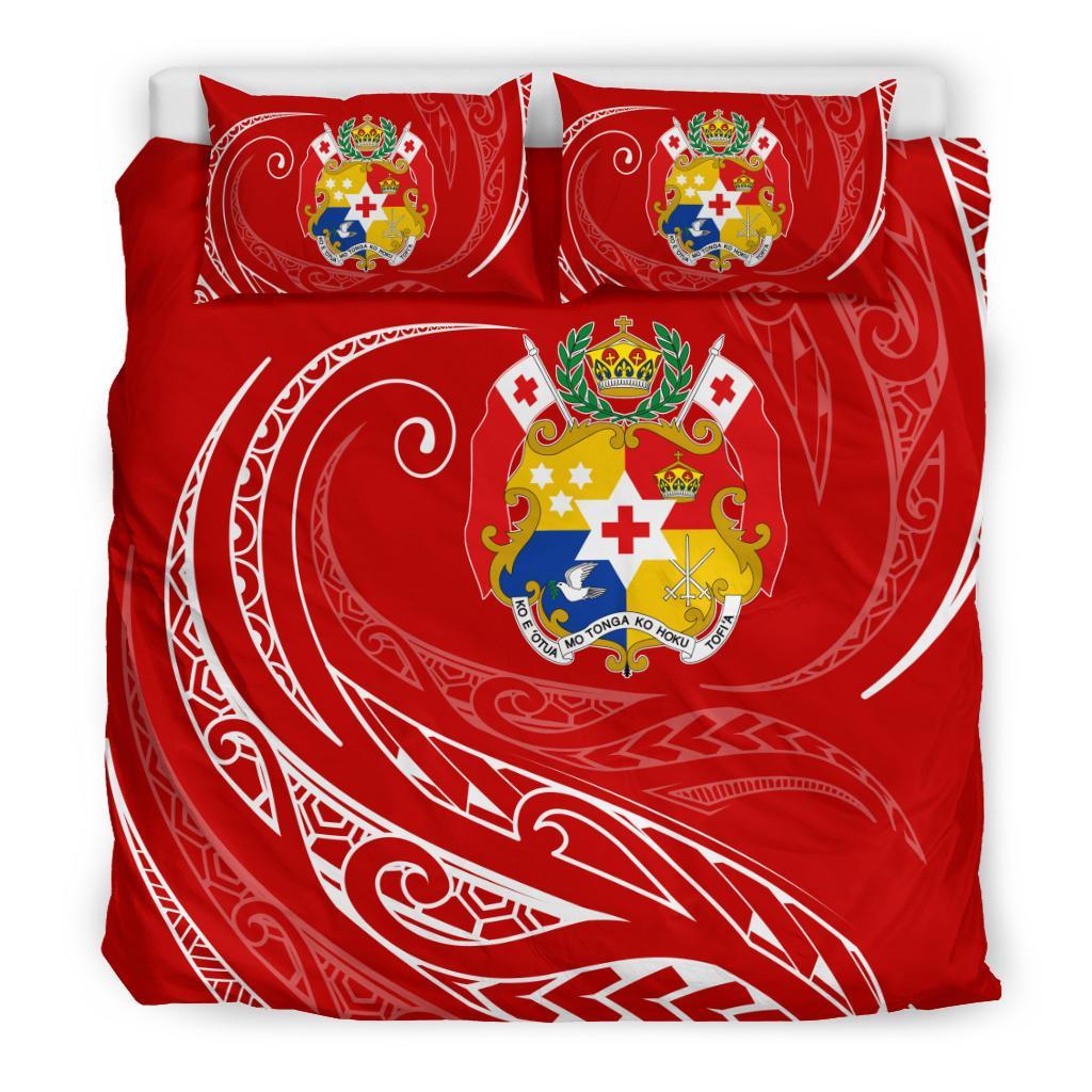 Tonga Bedding Set - Red - Frida Style - Polynesian Pride