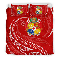 Tonga Bedding Set - Red - Frida Style - Polynesian Pride