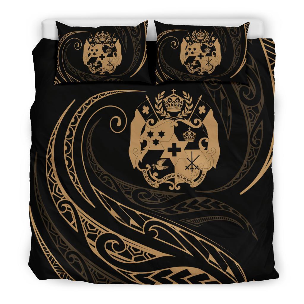Tonga Bedding Set - Gold - Frida Style - Polynesian Pride