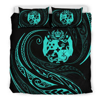 Tonga Bedding Set - Turquoise - Frida Style - Polynesian Pride