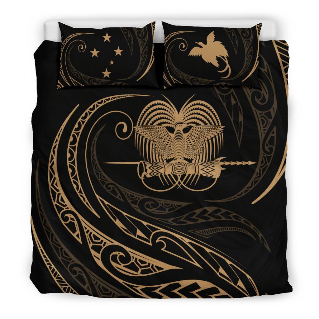 Papua New Guinea Bedding Set - Gold - Frida Style - Polynesian Pride