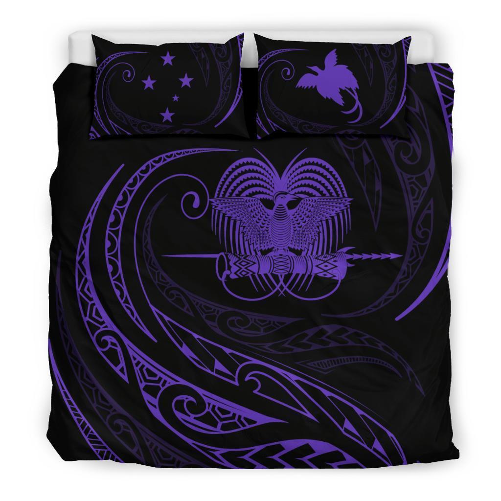 Papua New Guinea Bedding Set - Purple - Frida Style Purple - Polynesian Pride