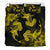 Hawaiian Hammerhead Shark Hibiscus Yellow Polynesian Bedding Set - Polynesian Pride