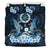 Polynesian Duvet Cover Set - Tahiti Bedding Set Shark Polynesia Compass Plumeria Blue Blue - Polynesian Pride