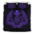 Hawaiian Map Owl Kanaka Bedding Set - Pueo Aumakua - Purple - Polynesian Pride