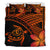 Hawaiian Turtle Kakau Plumeria Polynesian Bedding Set - Polynesian Pride