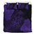 Hawaiian Hibiscus Dolphin Manta Ray Turtle Polynesian Bedding Set Waves Purple - Polynesian Pride