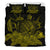 Hawaiian Map Turtle Hibiscus Polynesian Bedding Set - Yellow - Polynesian Pride