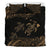 Polynesian Bedding Set - Hawaii Duvet Cover Set Gold Sea Turtle - Polynesian Pride