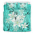 Hawaiian Plumeria Polynesian Bedding Set - Turquoise - Polynesian Pride