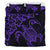 Hawaiian Map Turtle Hibiscus Kanaka Polynesian Bedding Set - Purple - Polynesian Pride