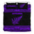 Aotearoa New Zealand Maori Bedding Set Silver Fern - Purple - Polynesian Pride