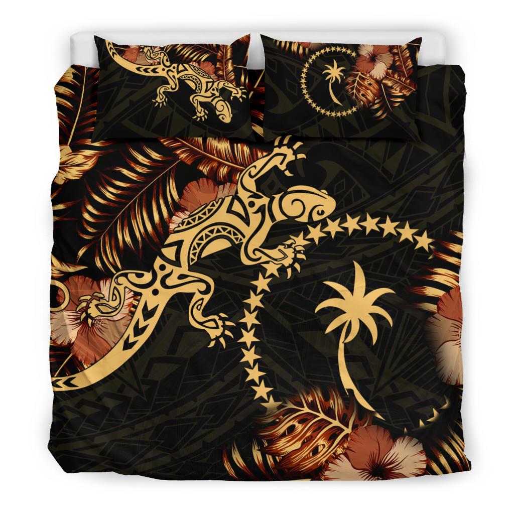 Polynesian Duvet Cover Set - Chuuk Duvet Cover Set Lizrad Lucky - Polynesian Pride