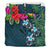 Kanaka Maoli (Hawaiian) Bedding Set - Hibiscus Turtle Tattoo Blue - Polynesian Pride