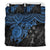 Polynesian Bedding Set - Kosrae Duvet Cover - Blue Turtle - Polynesian Pride