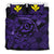 Hawaiian Turtle Hibiscus Plumeria Kanaka Polynesian Bedding Set Purple - Soft Style - Polynesian Pride