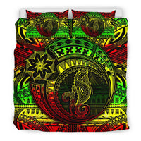 Seahorse Polynesian Bedding Set - Polynesian Tattoo Reggae - Polynesian Pride