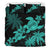 Hawaii Turtle Plumeria Coconut Tree Polynesian Bedding Set - Turquoise - Polynesian Pride