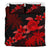 Hawaii Turtle Plumeria Coconut Tree Polynesian Bedding Set - Red - Polynesian Pride