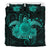 Hawaii Turtle Hibiscus Polynesian Bedding Set - Full Style - Turquoise - Polynesian Pride