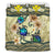 Kanaka Maoli (Hawaiian) Bedding Set Polynesian Turtle Hibiscus Beige - Polynesian Pride