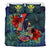 Kanaka Maoli (Hawaiian) Bedding Set - Polynesian Fish Hook Hibiscus - Polynesian Pride