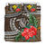 Kanaka Maoli (Hawaiian) Bedding Set - Polynesian Turtle Hibiscus Brown - Polynesian Pride