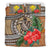 Kanaka Maoli (Hawaiian) Bedding Set - Polynesian Turtle Hibiscus Orange - Polynesian Pride