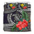 Kanaka Maoli (Hawaiian) Bedding Set - Polynesian Turtle Hibiscus Purple - Polynesian Pride