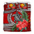 Kanaka Maoli (Hawaiian) Bedding Set - Polynesian Turtle Hibiscus Red - Polynesian Pride